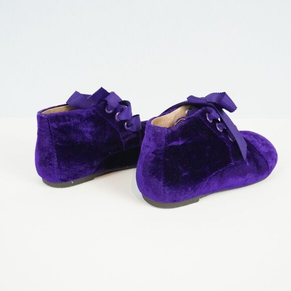 Age of Innocence toddler Girls booties shoes EU size 25 US 7 Velvet Purple - Picture 6 of 14